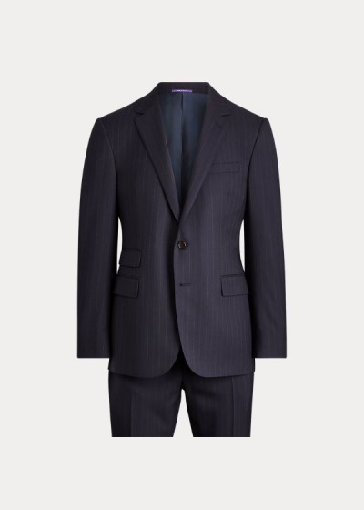 Traje Ralph Lauren Gregory Pinstripe Wool Homem 25836-HYKN